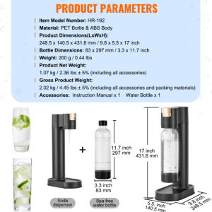 nuvabella-SucceBuy-Sparkling-Water-Maker-Soda-Maker-Machine-for-Home-Carbonating-Seltzer-Water-Starter-Kit-with-BPA-free-1L-PET-Bottle-300x300